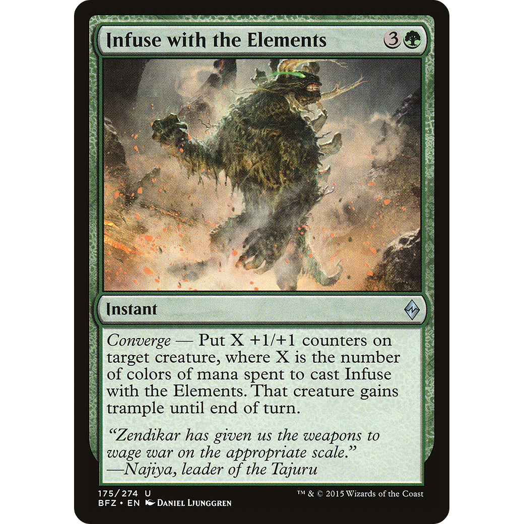 Infuse with the Elements (BFZ-175) - Battle for Zendikar