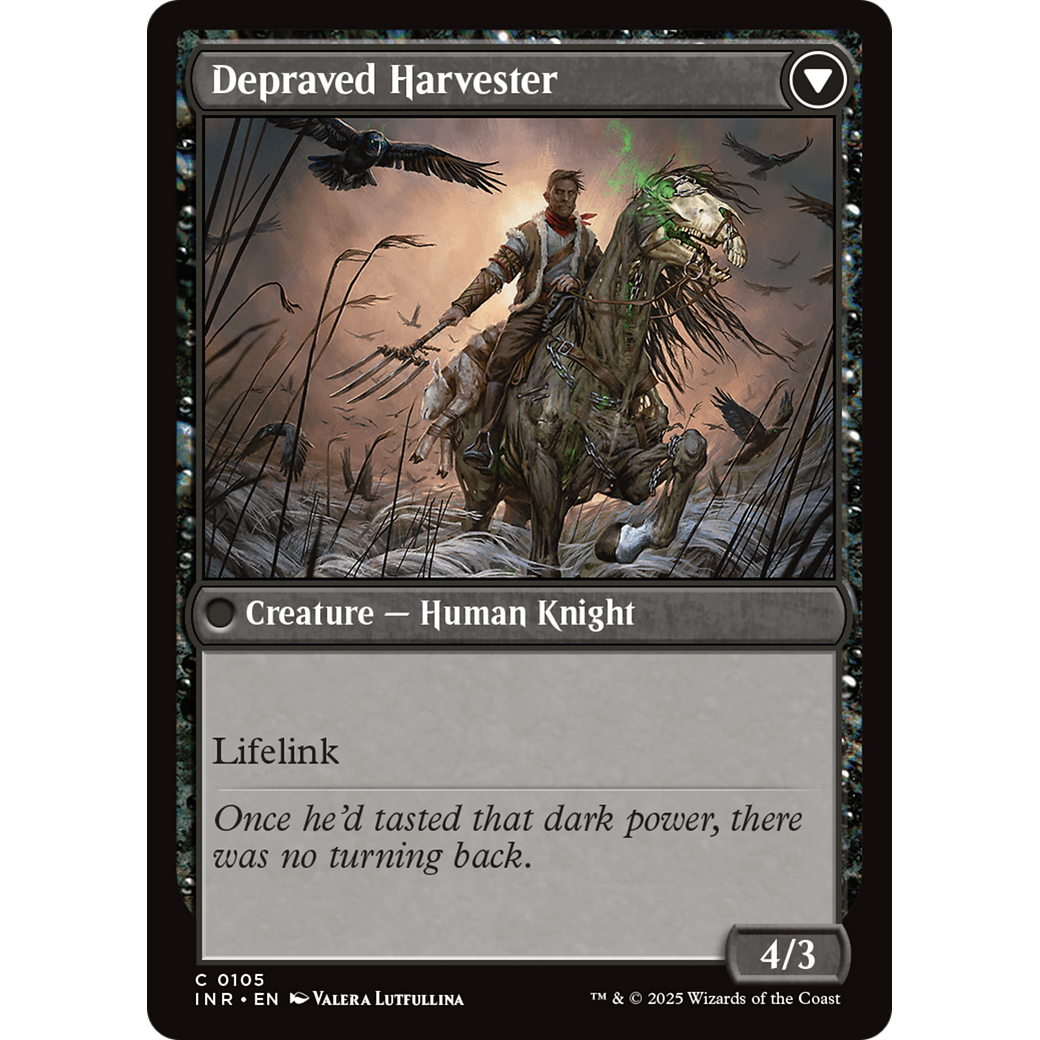 Desperate Farmer // Depraved Harvester (INR-105) - Innistrad Remastered