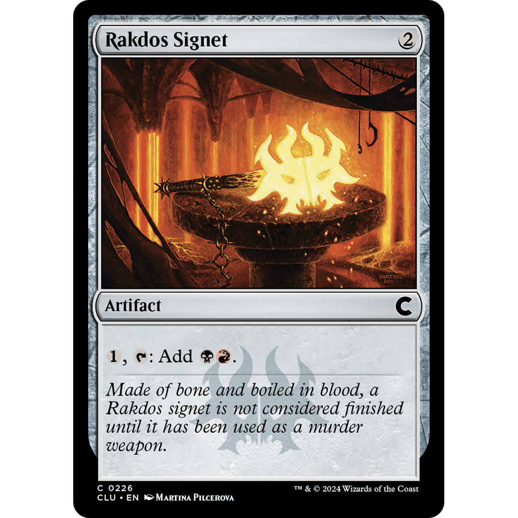 Rakdos Signet (CLU-226) - Ravnica: Clue Edition