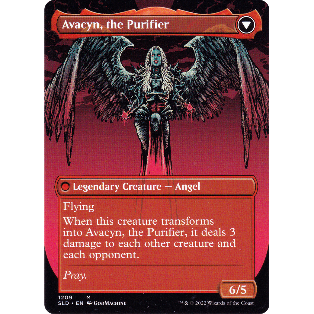 Archangel Avacyn (Display Commander) - Thick Stock (SLD-1209) - Secret Lair Drop