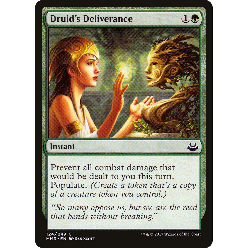 Druid's Deliverance (MM3-124) - Modern Masters 2017 Foil