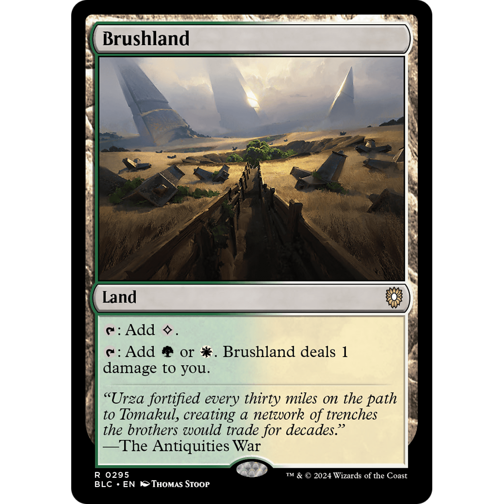 Brushland (BLC-295) - Bloomburrow Commander