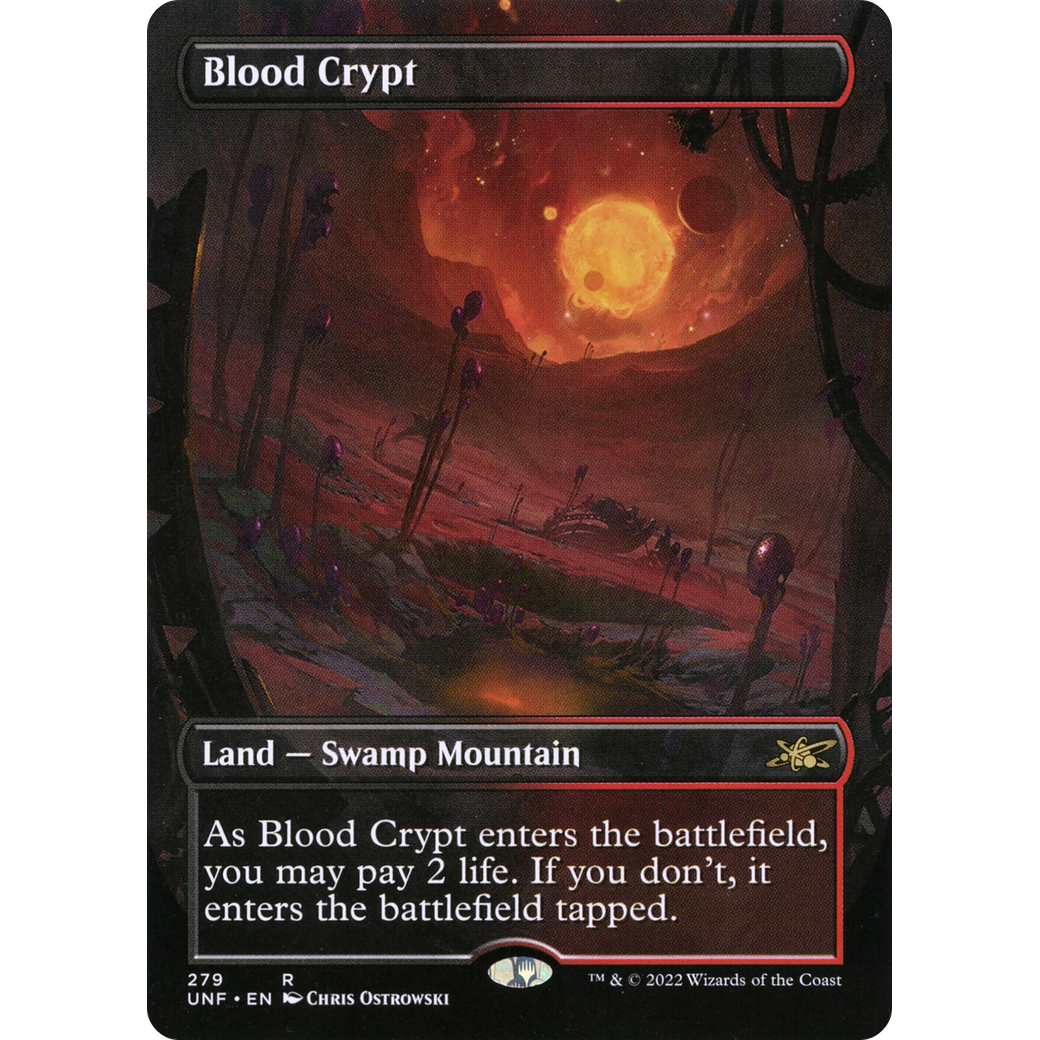 Blood Crypt (Borderless) (UNF-279) - Unfinity (Borderless) Foil