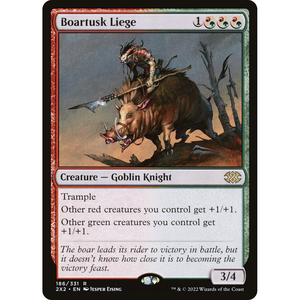 Boartusk Liege (2X2-186) - Double Masters 2022 Foil