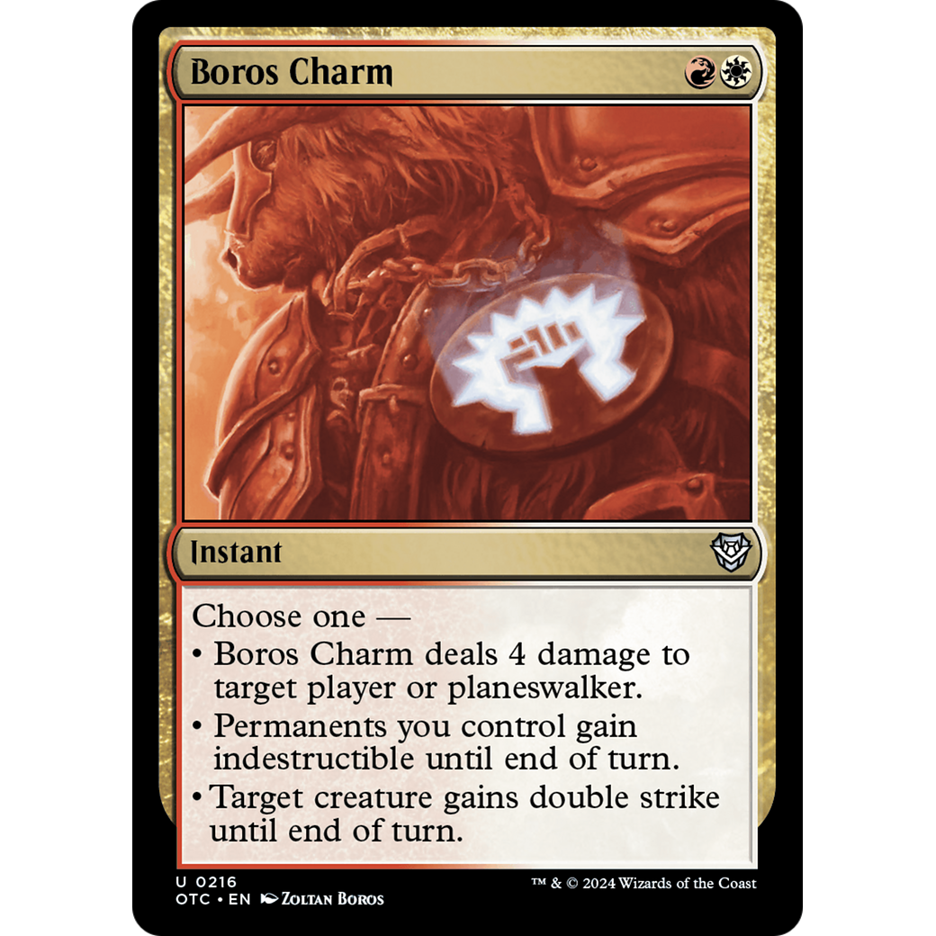 Boros Charm (OTC-216) - Outlaws of Thunder Junction Commander