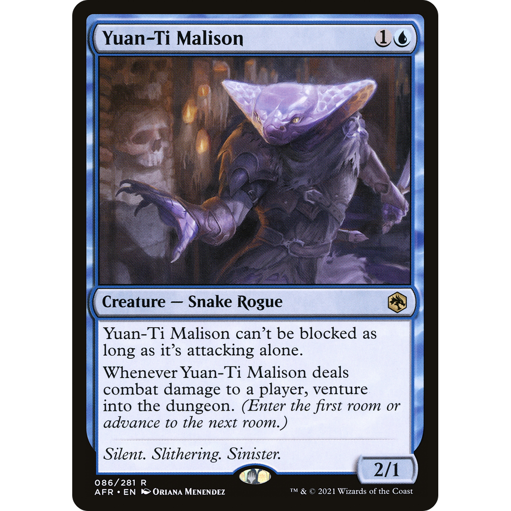Yuan-Ti Malison (AFR-086) - Adventures in the Forgotten Realms Foil