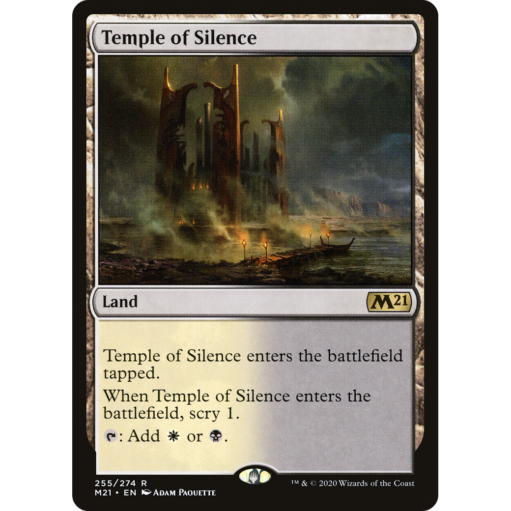 Temple of Silence (M21-255) - Core Set 2021 Foil