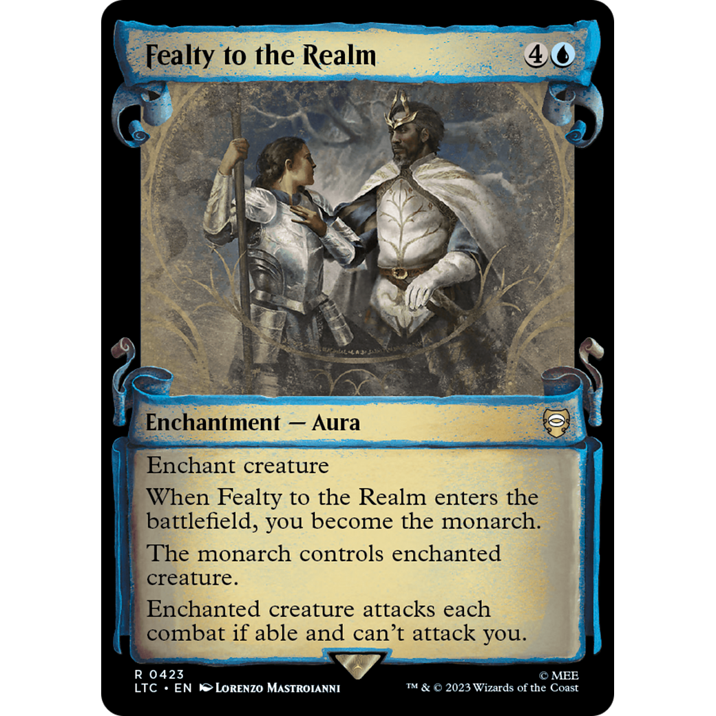 Fealty to the Realm (LTC-423) - Tales of Middle-earth Commander: (Showcase) Foil