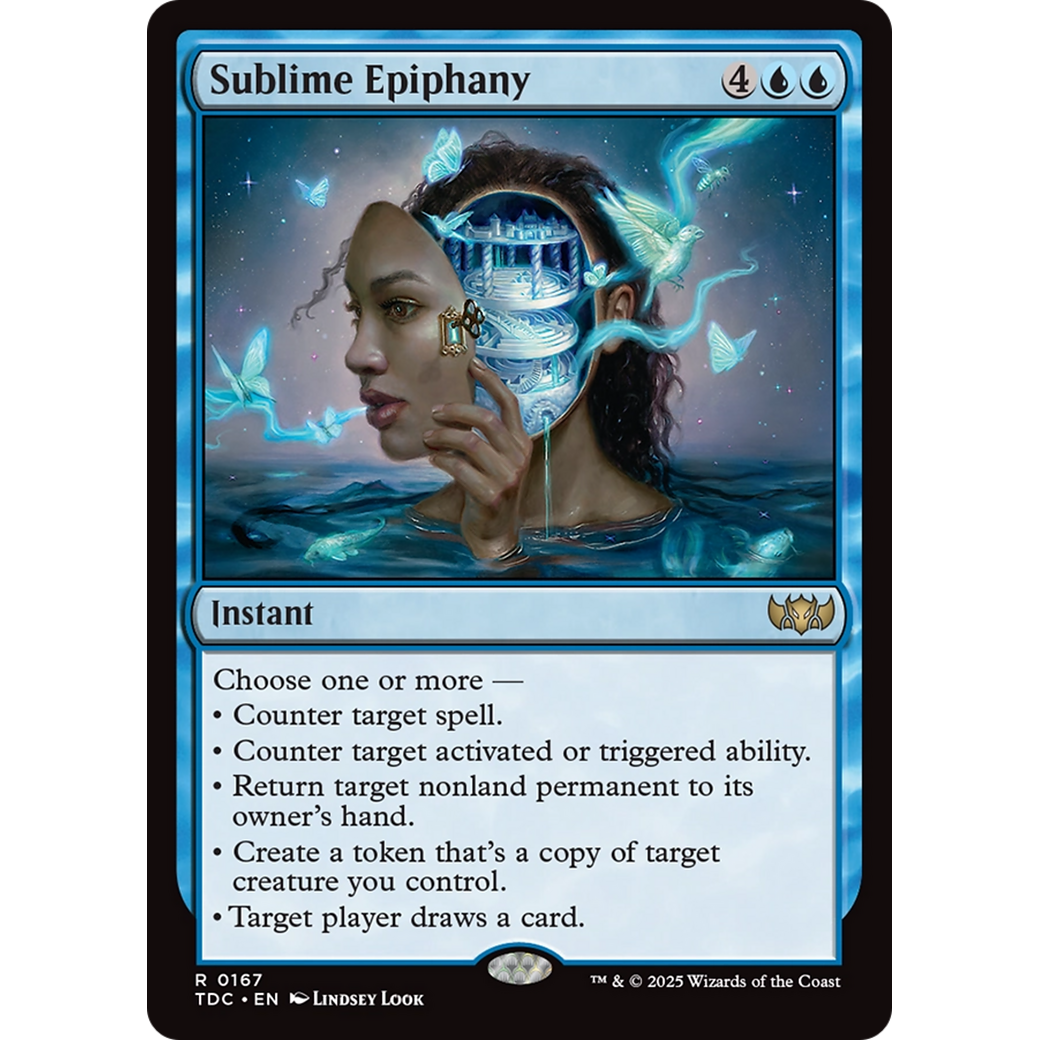 Sublime Epiphany (TDC-167) - Commander: Tarkir: Dragonstorm