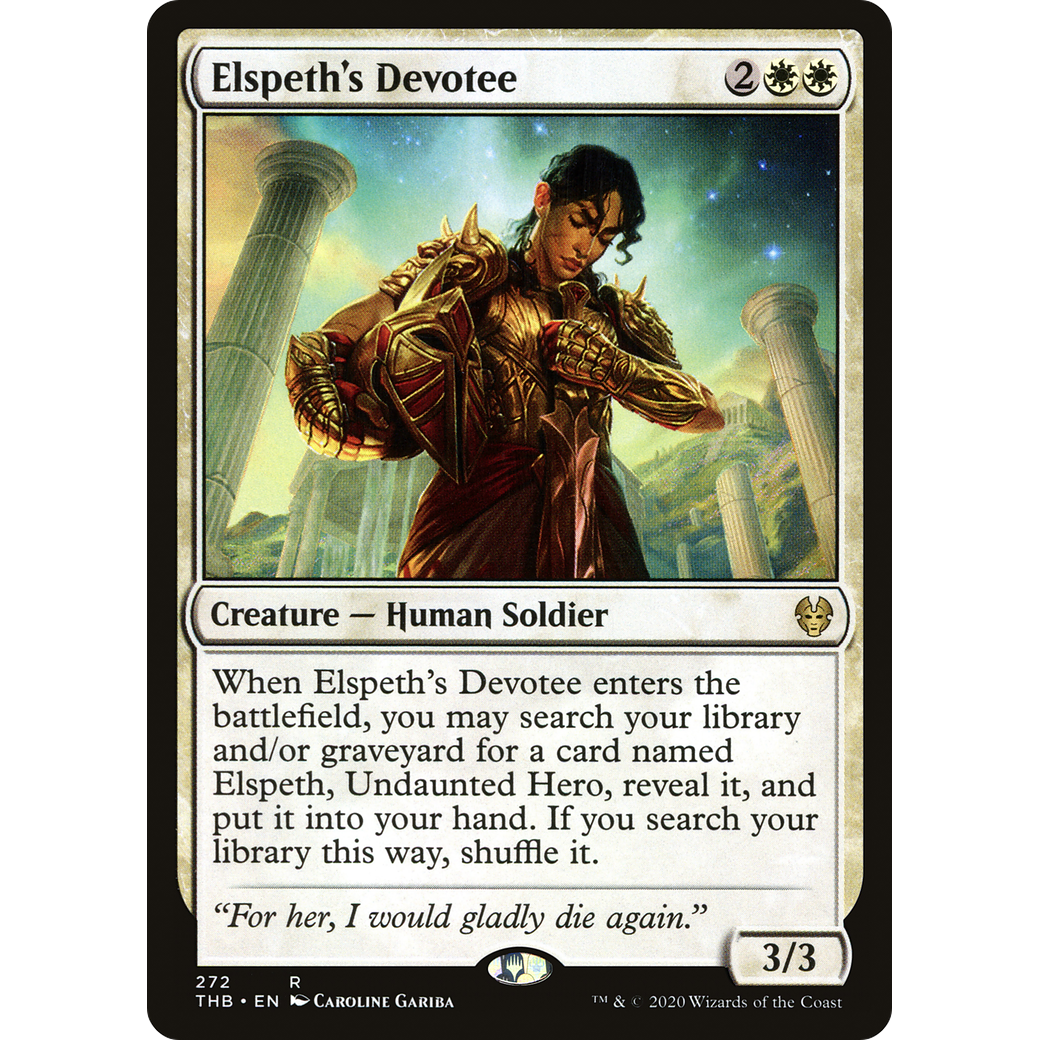 Elspeth's Devotee (THB-272) - Theros Beyond Death