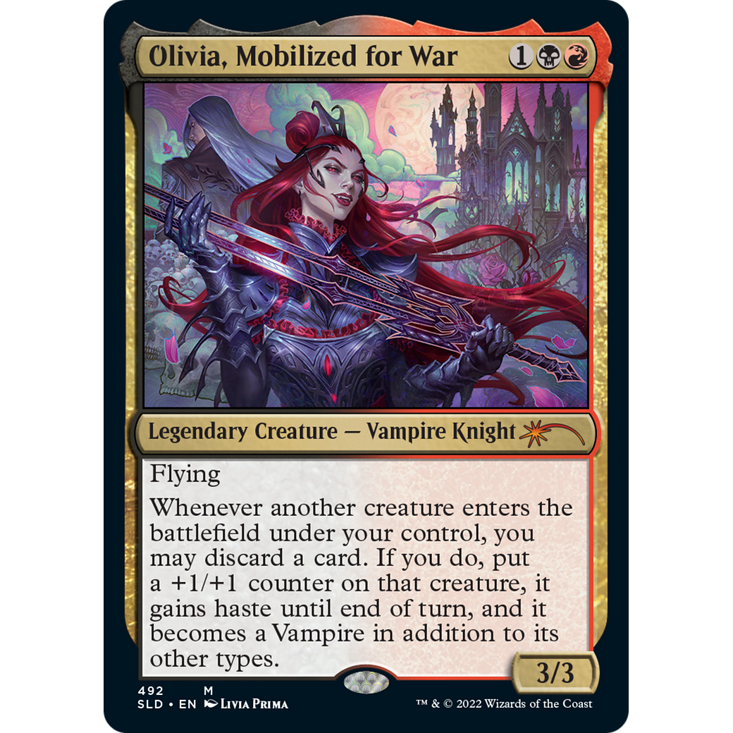 Olivia, Mobilized for War (SLD-492) - Secret Lair Drop