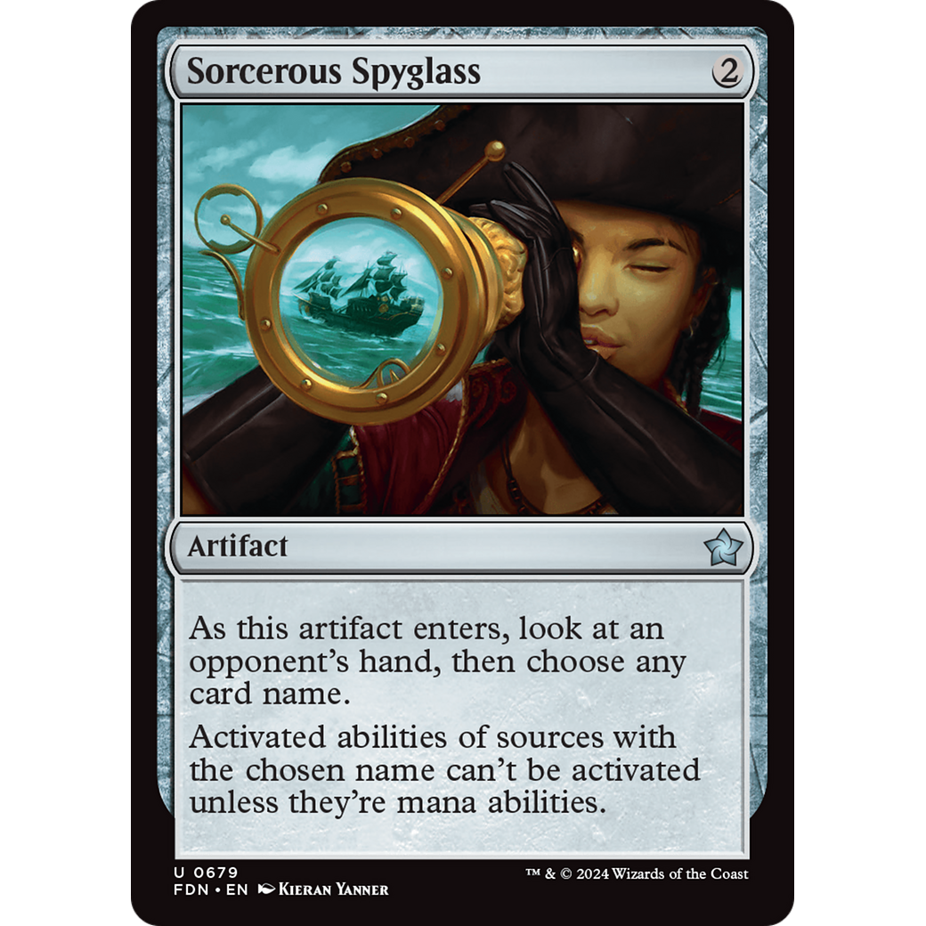 Sorcerous Spyglass (FDN-679) - Foundations