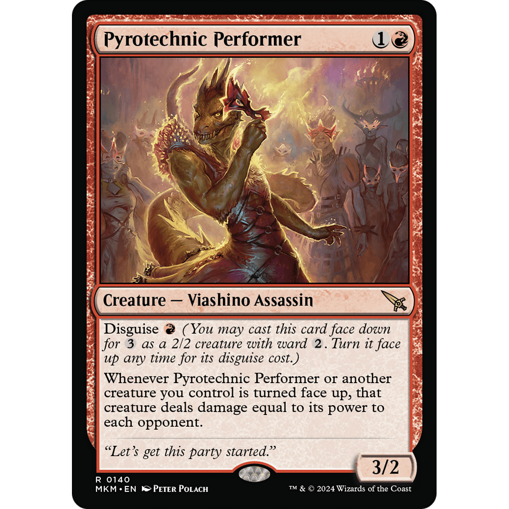 Pyrotechnic Performer (MKM-140) - Murders at Karlov Manor Foil