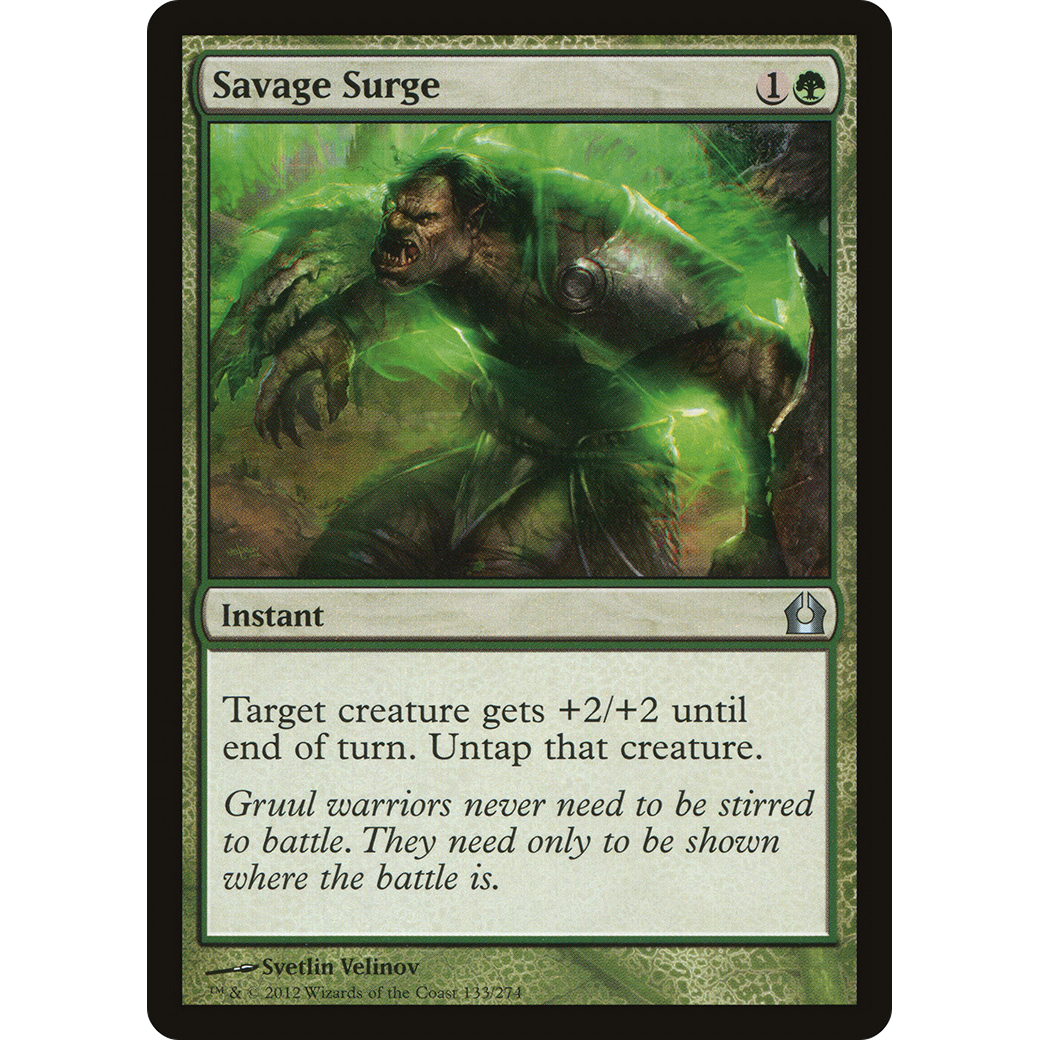 Savage Surge (RTR-133) - Return to Ravnica