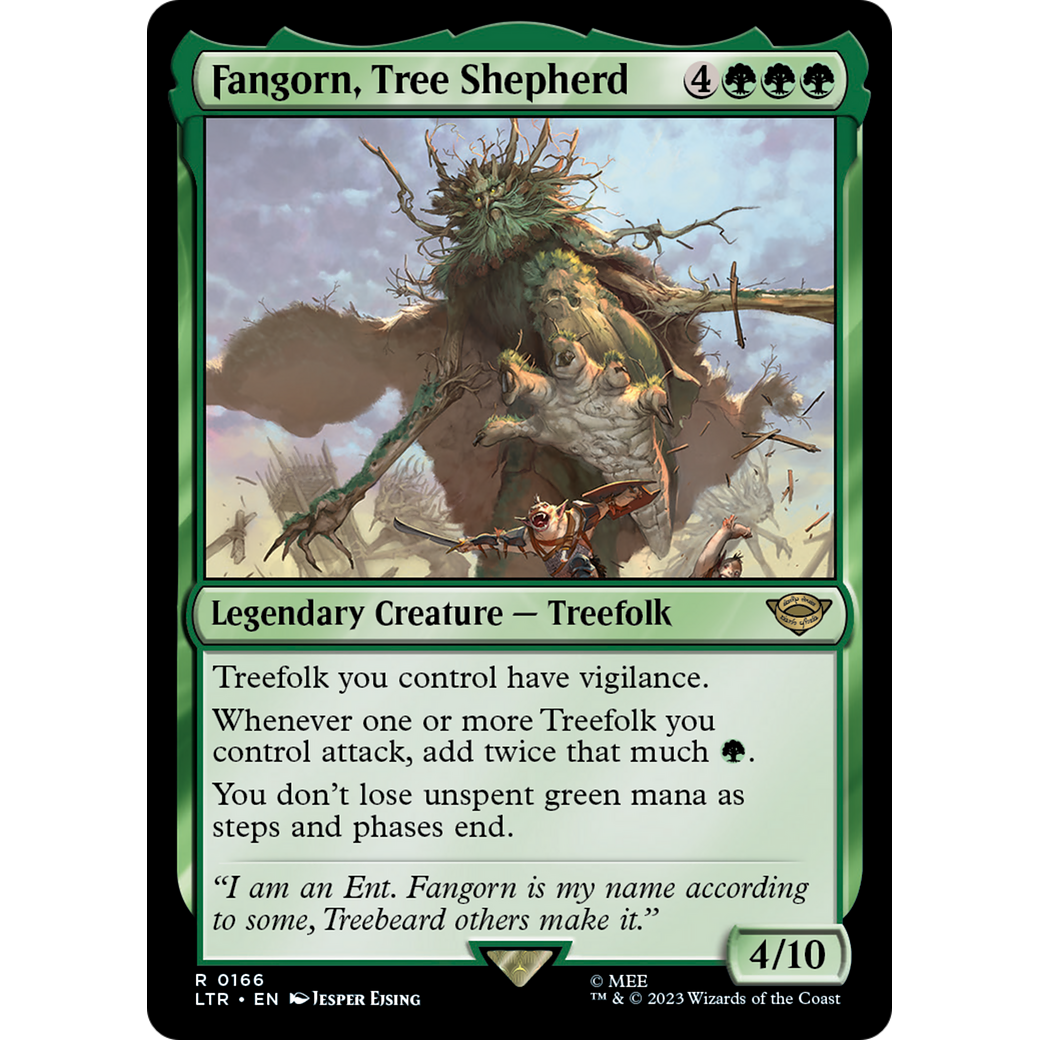 Fangorn, Tree Shepherd (LTR-166) - The Lord of the Rings: Tales of Middle-earth Foil