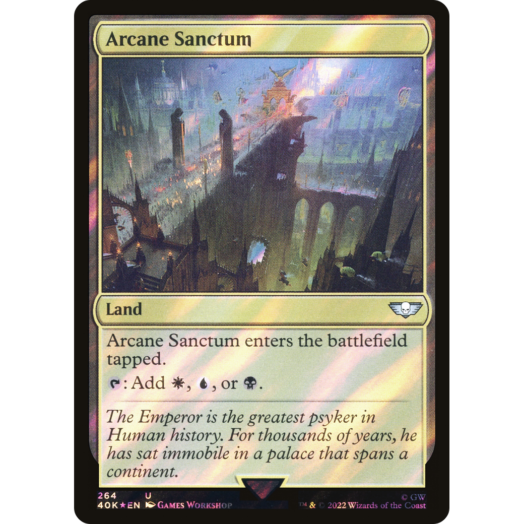 Arcane Sanctum (40K-264) - Warhammer 40,000 Commander Foil