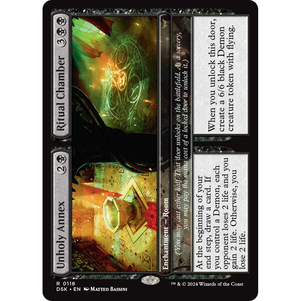 Unholy Annex // Ritual Chamber (DSK-118) - Duskmourn: House of Horror Foil