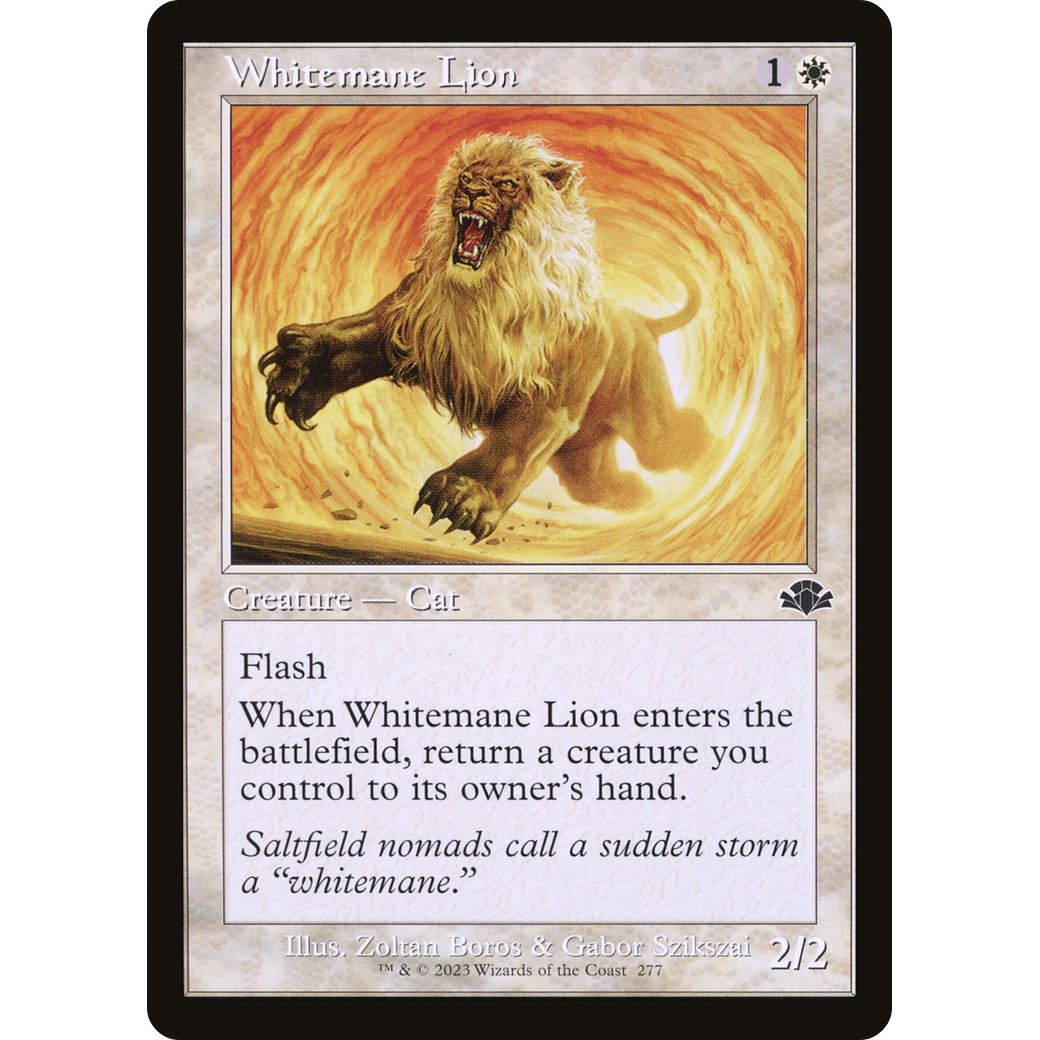 Whitemane Lion (Retro Frame) (DMR-277) - Dominaria Remastered Foil