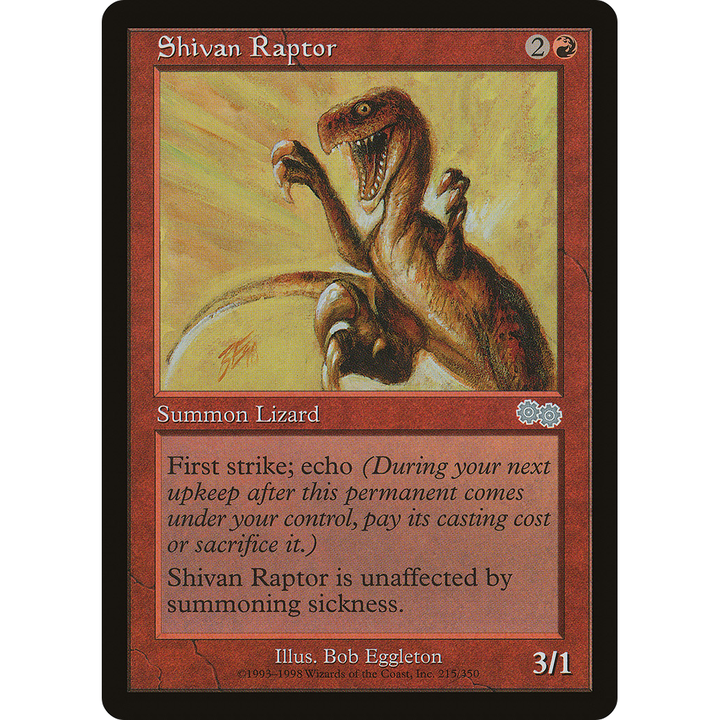 Shivan Raptor (USG-215) - Urza's Saga