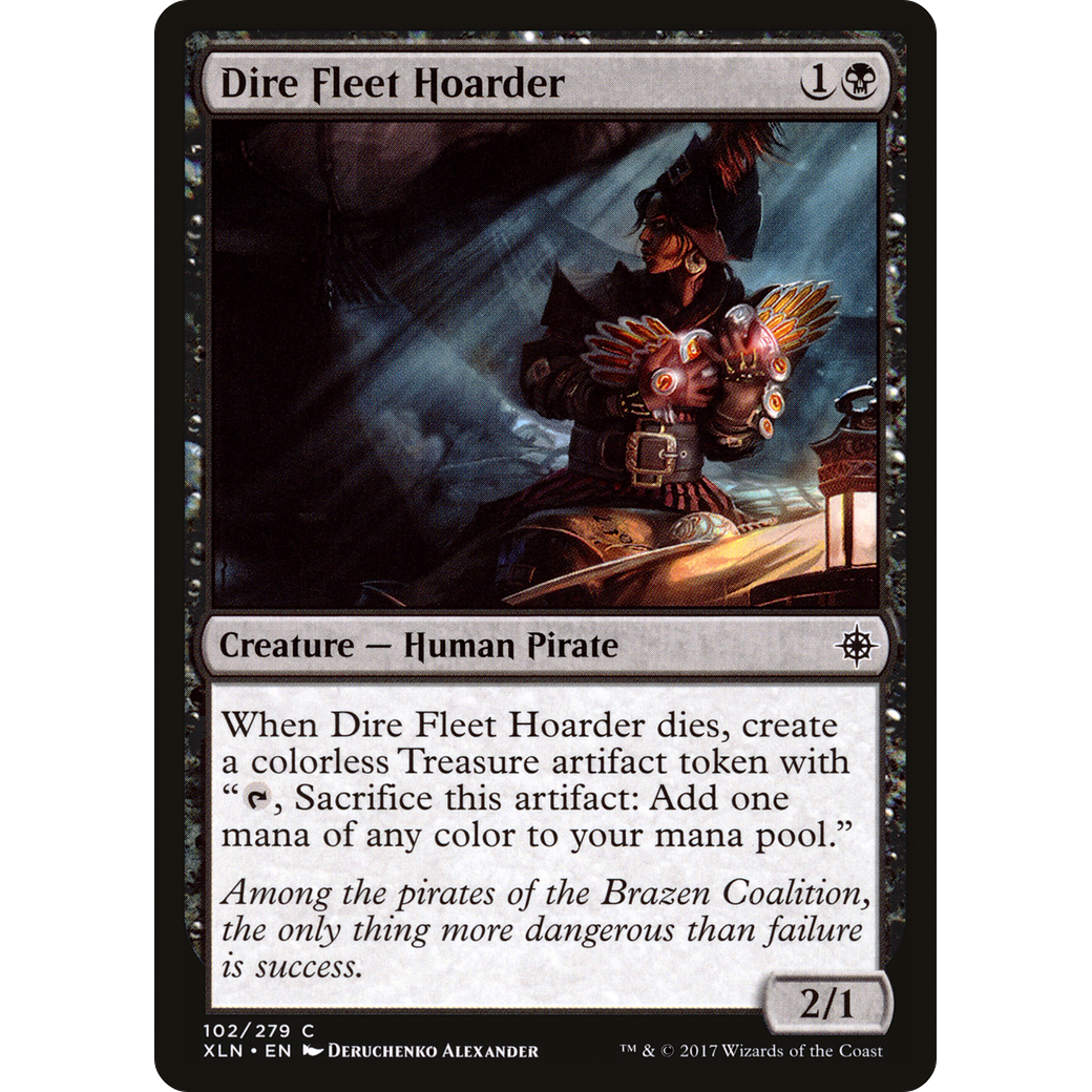 Dire Fleet Hoarder (XLN-102) - Ixalan Foil