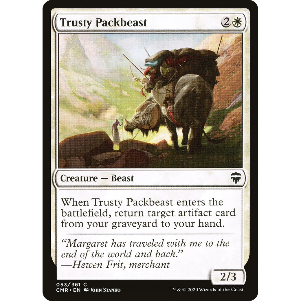 Trusty Packbeast (CMR-053) - Commander Legends
