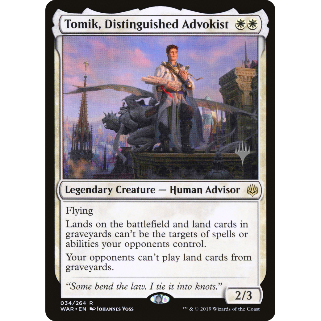 Tomik, Distinguished Advokist (PPELD-034) - War of the Spark Promos