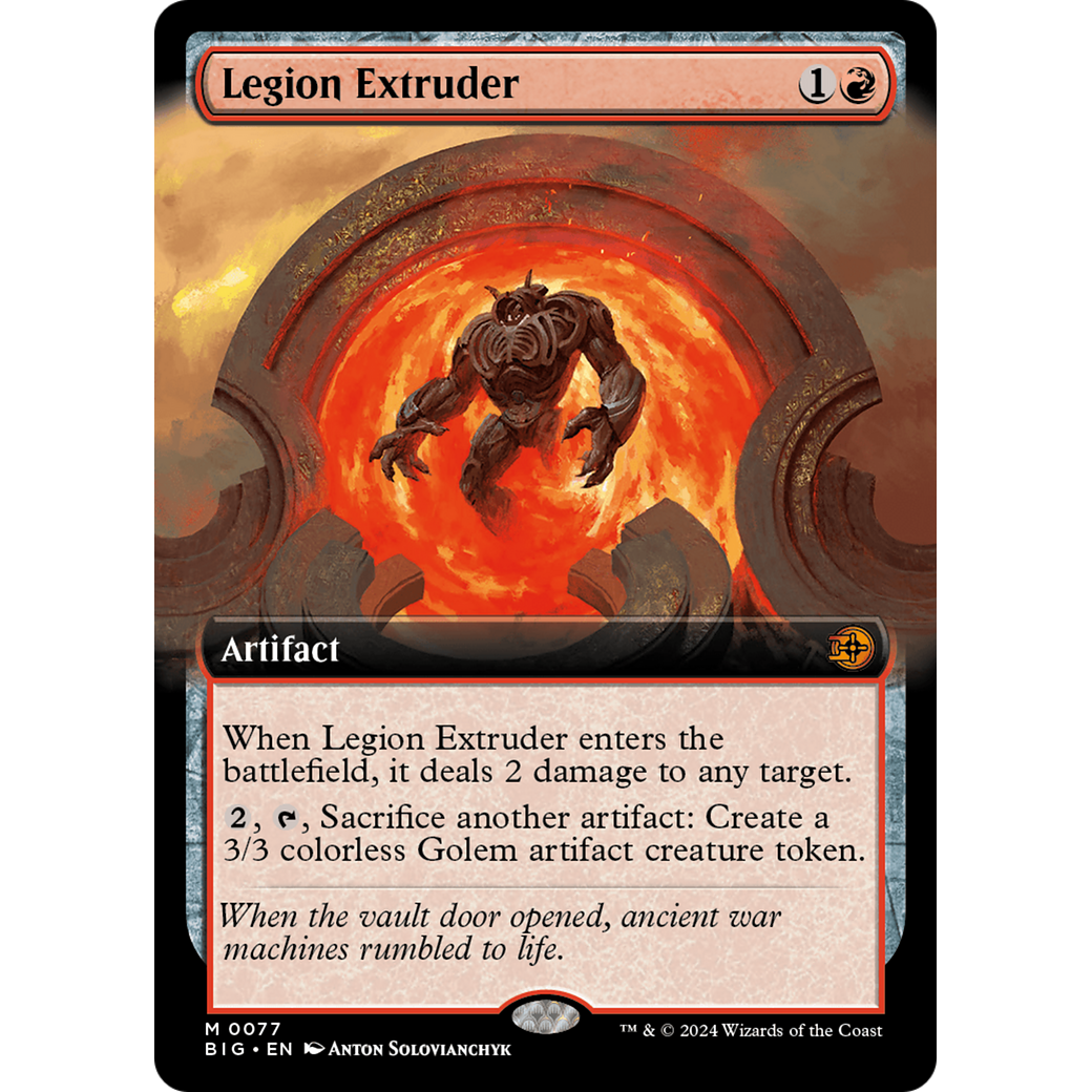 Legion Extruder (Extended Art) (BIG-077) - The Big Score: (Extended Art) Foil