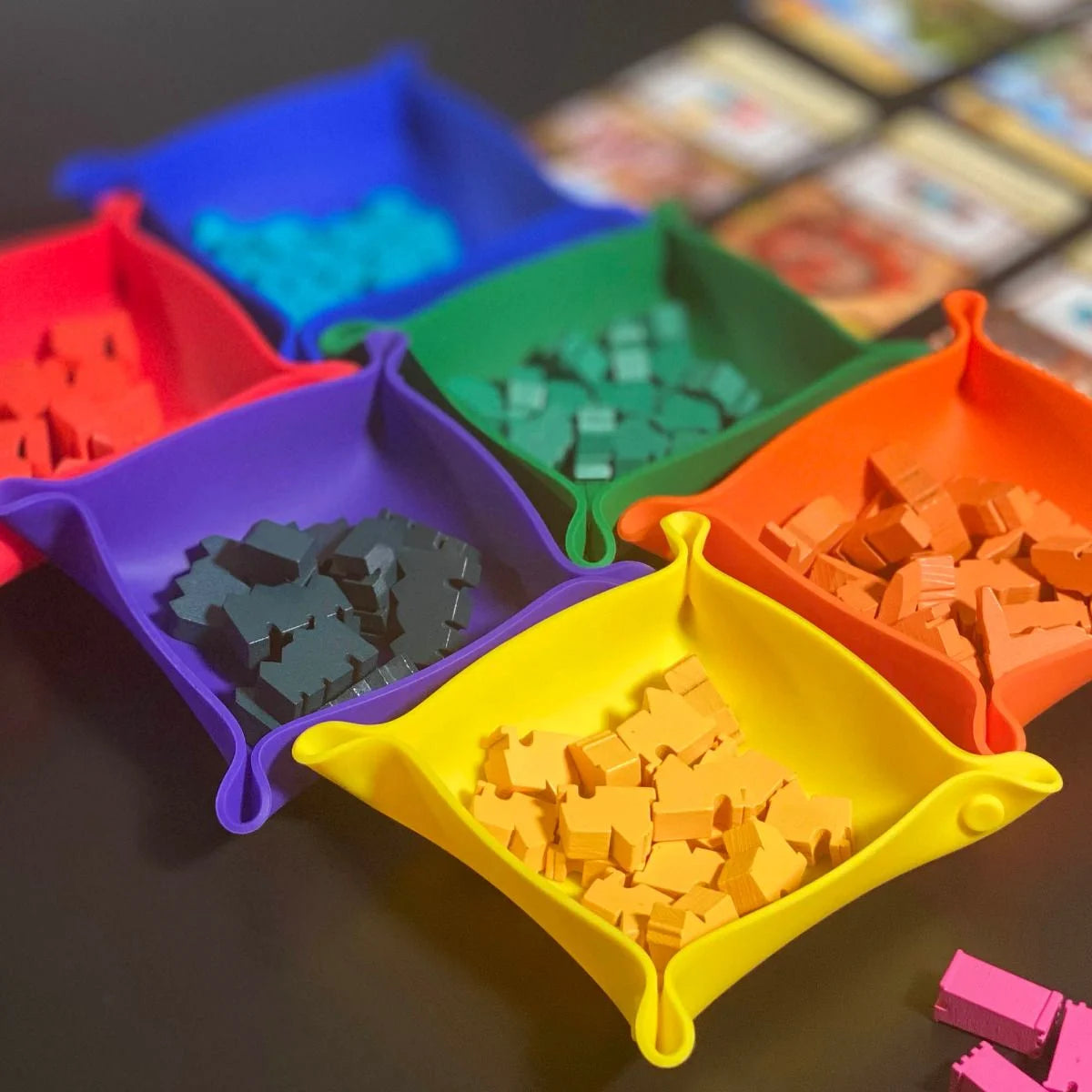 Spectrum: Board Game Bit Trays - 6 Color Assortment