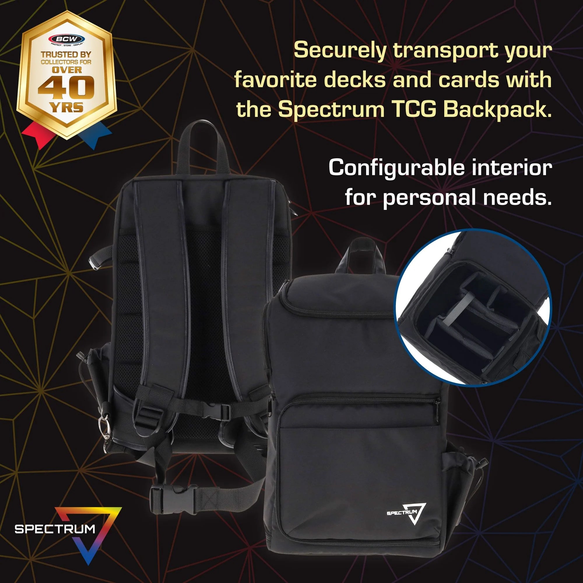 Spectrum: TCG Backpack: Black