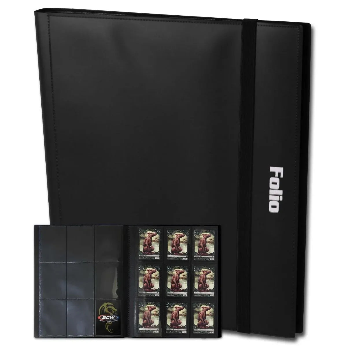 BCW Folio 9-Pocket Album - Black