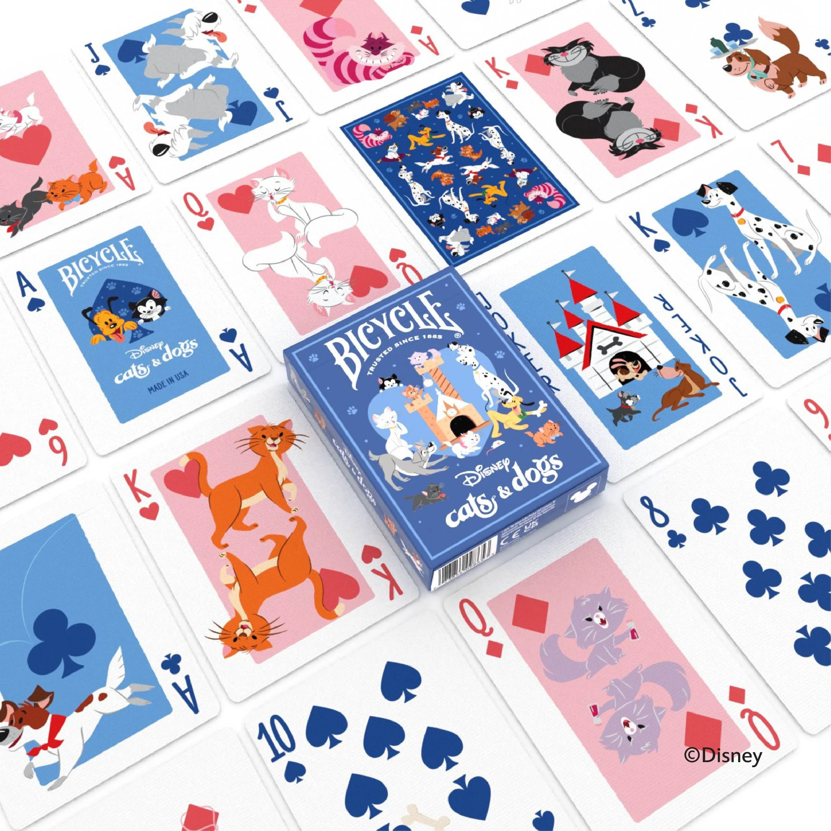 Bicycle: Disney Cats & Dogs Playing Cards
