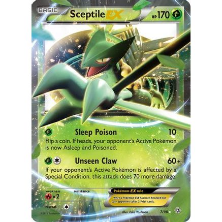 Sceptile EX 7/98 - XY Ancient Origins Holofoil