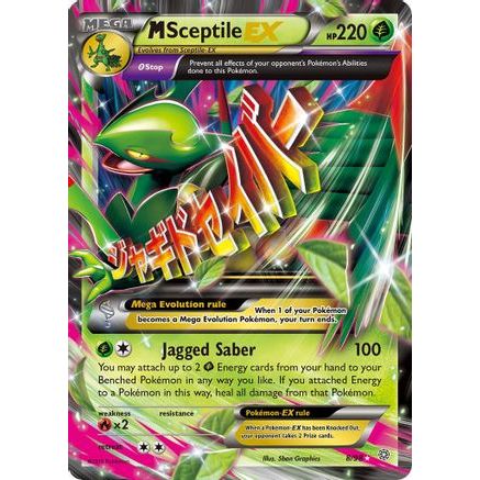 M Sceptile EX 8/98 - XY Ancient Origins Holofoil