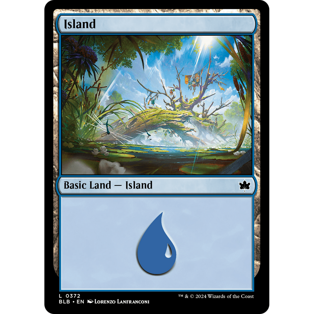 Island (BLB-372) - Bloomburrow Foil