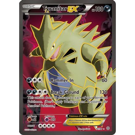 Tyranitar EX (91 Full Art) 91/98 - XY Ancient Origins Holofoil