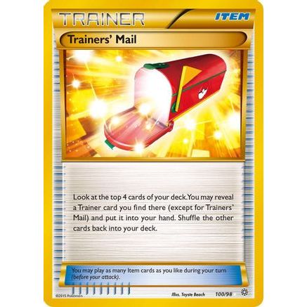 Trainers' Mail (Secret) 100/98 - XY Ancient Origins Holofoil