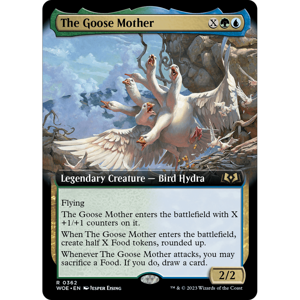 The Goose Mother (WOE-362) - Wilds of Eldraine: (Extended Art)
