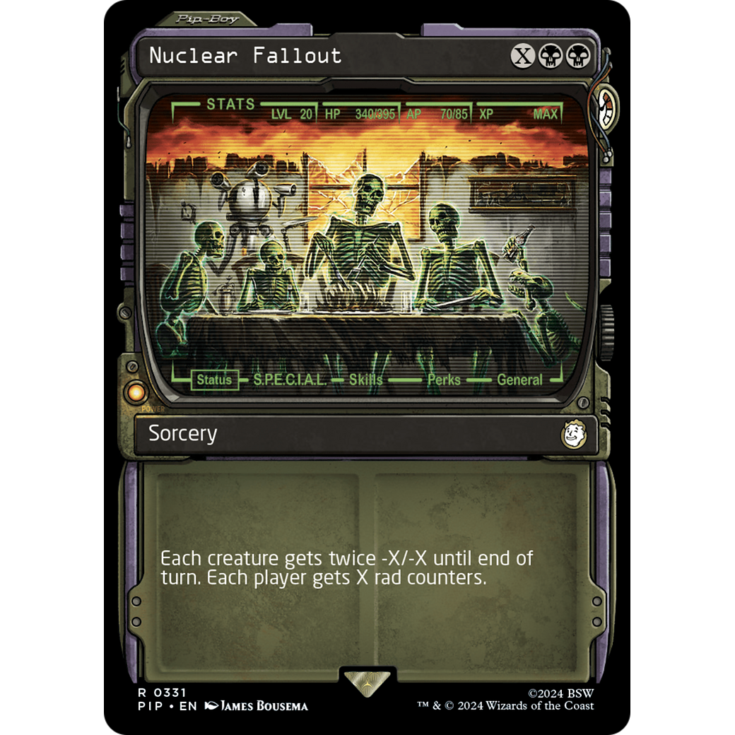 Nuclear Fallout (PIP-331) - Fallout: (Showcase) Foil