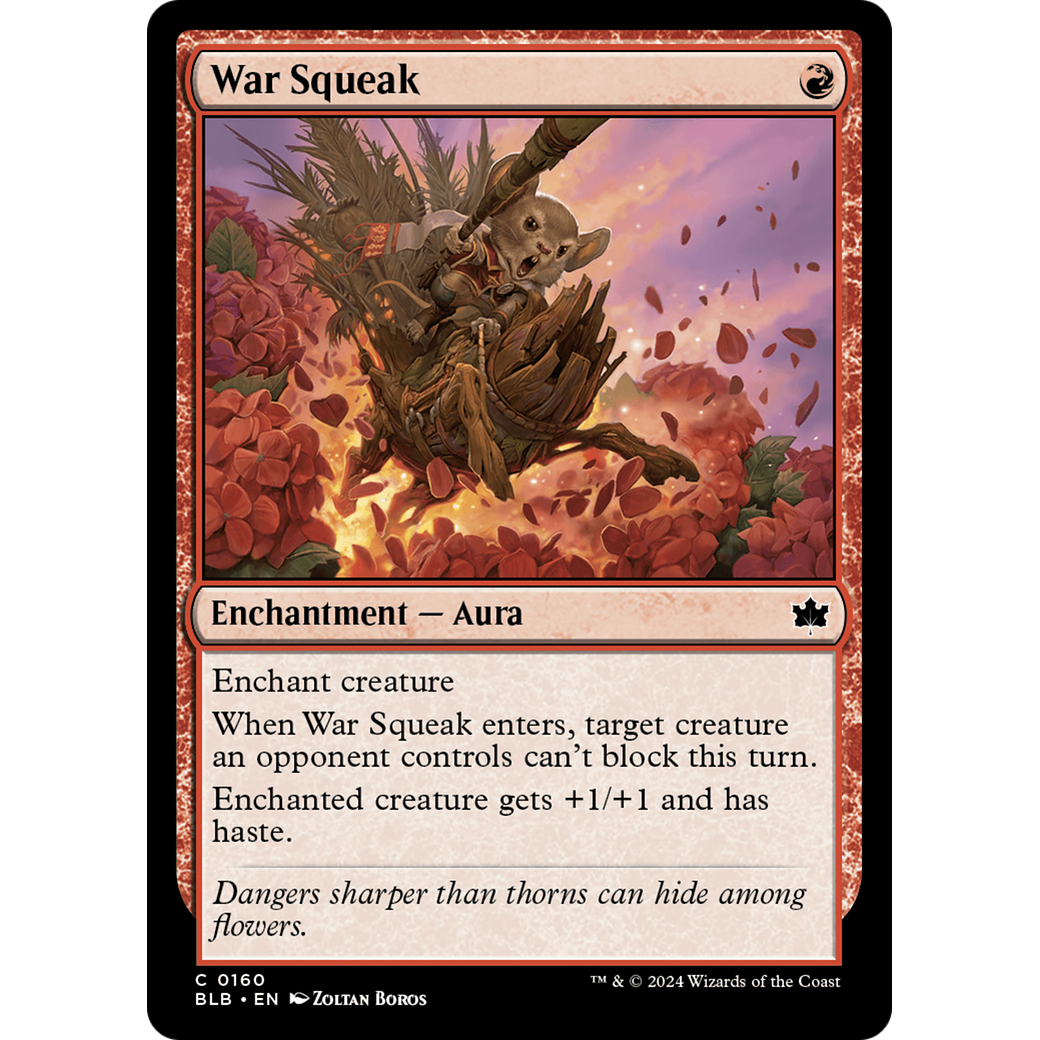 War Squeak (BLB-160) - Bloomburrow Foil
