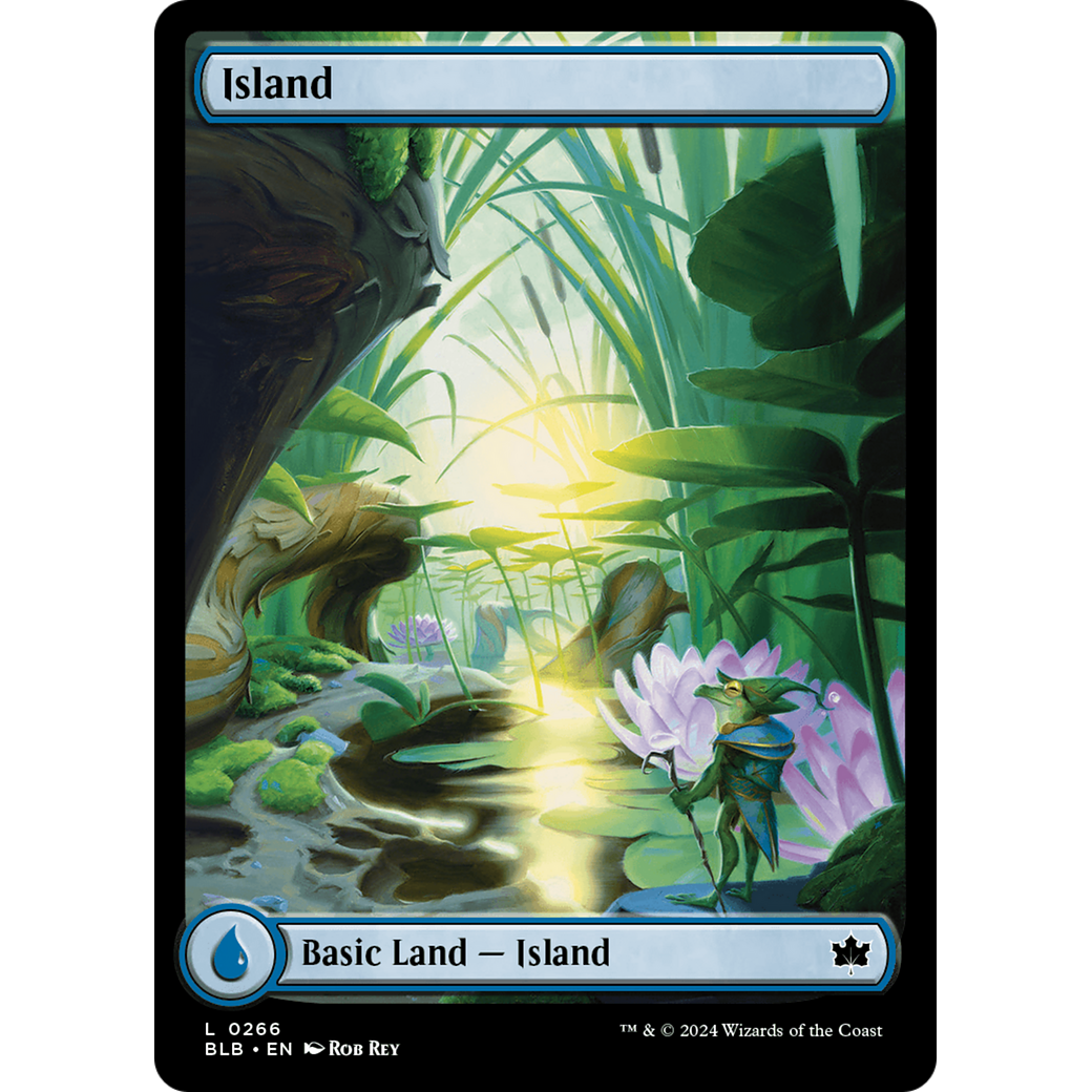 Island (BLB-266) - Bloomburrow Foil