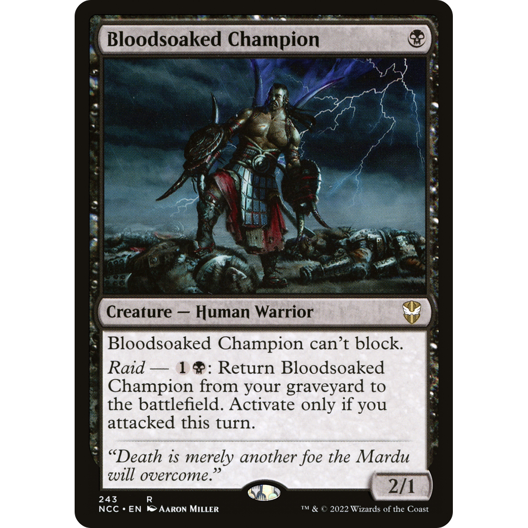 Bloodsoaked Champion (NCC-243) - New Capenna Commander