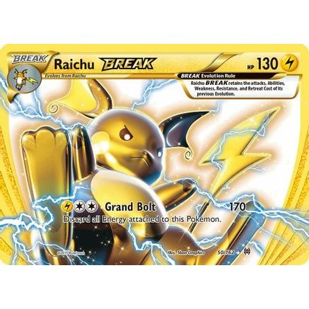 Raichu BREAK 50/162 - XY BREAKthrough Holofoil