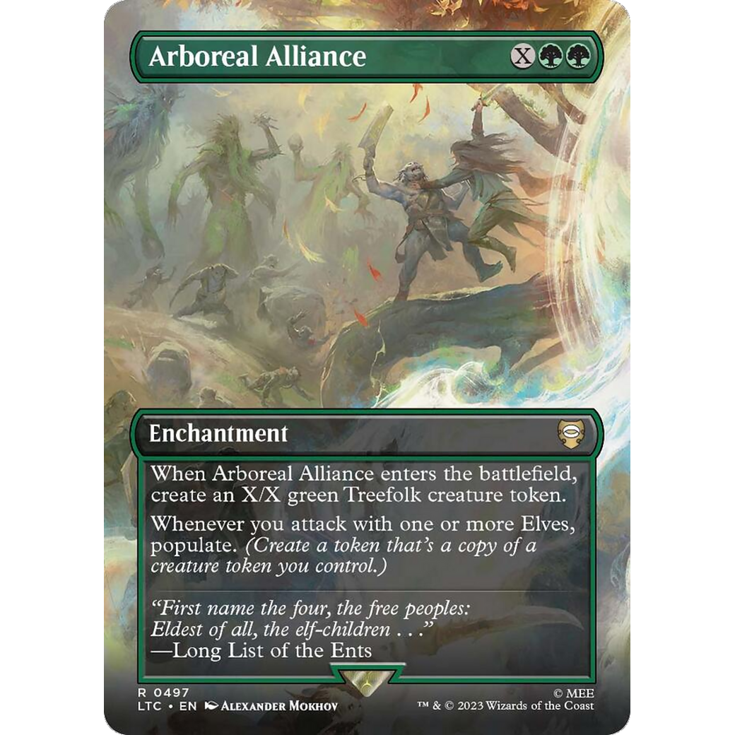 Arboreal Alliance (LTC-497) - Tales of Middle-earth Commander (Borderless) Foil