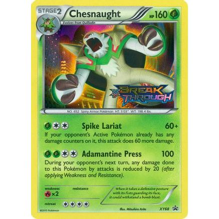 Chesnaught (Prerelease) XY68/211 - XY Promos Holofoil