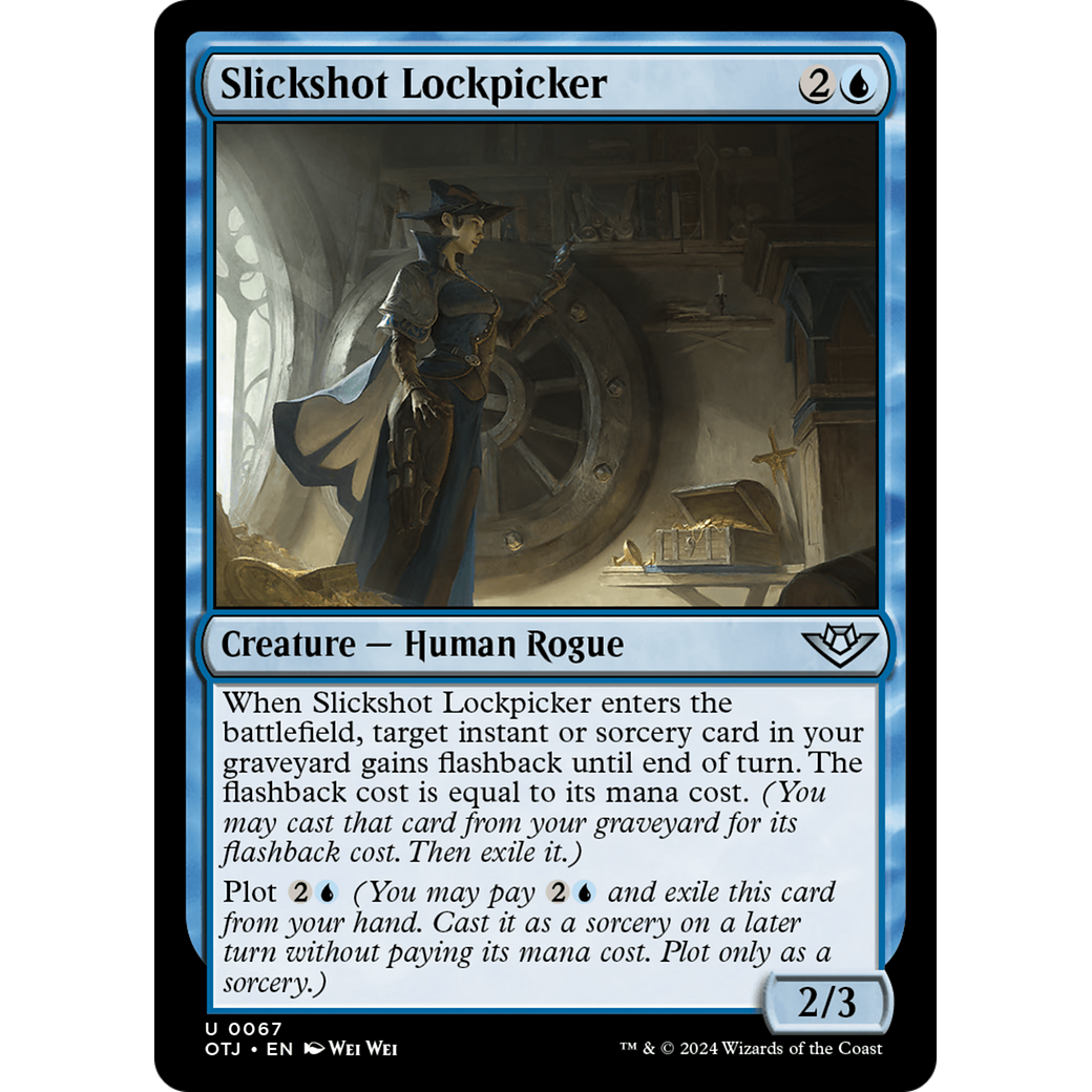 Slickshot Lockpicker (OTJ-067) - Outlaws of Thunder Junction Foil