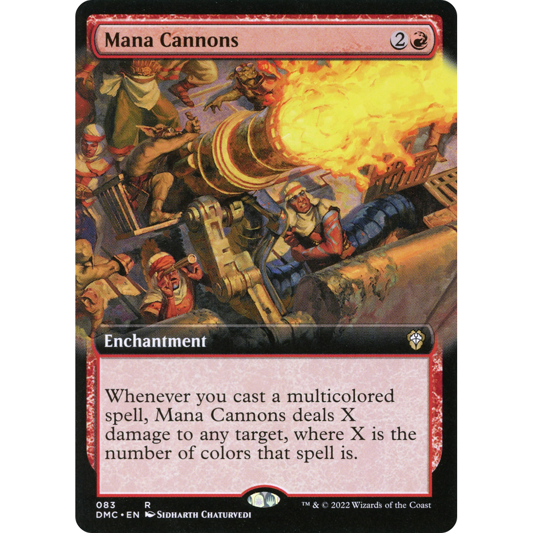 Mana Cannons (Extended Art) (DMC-083) - Dominaria United Commander: (Extended Art)