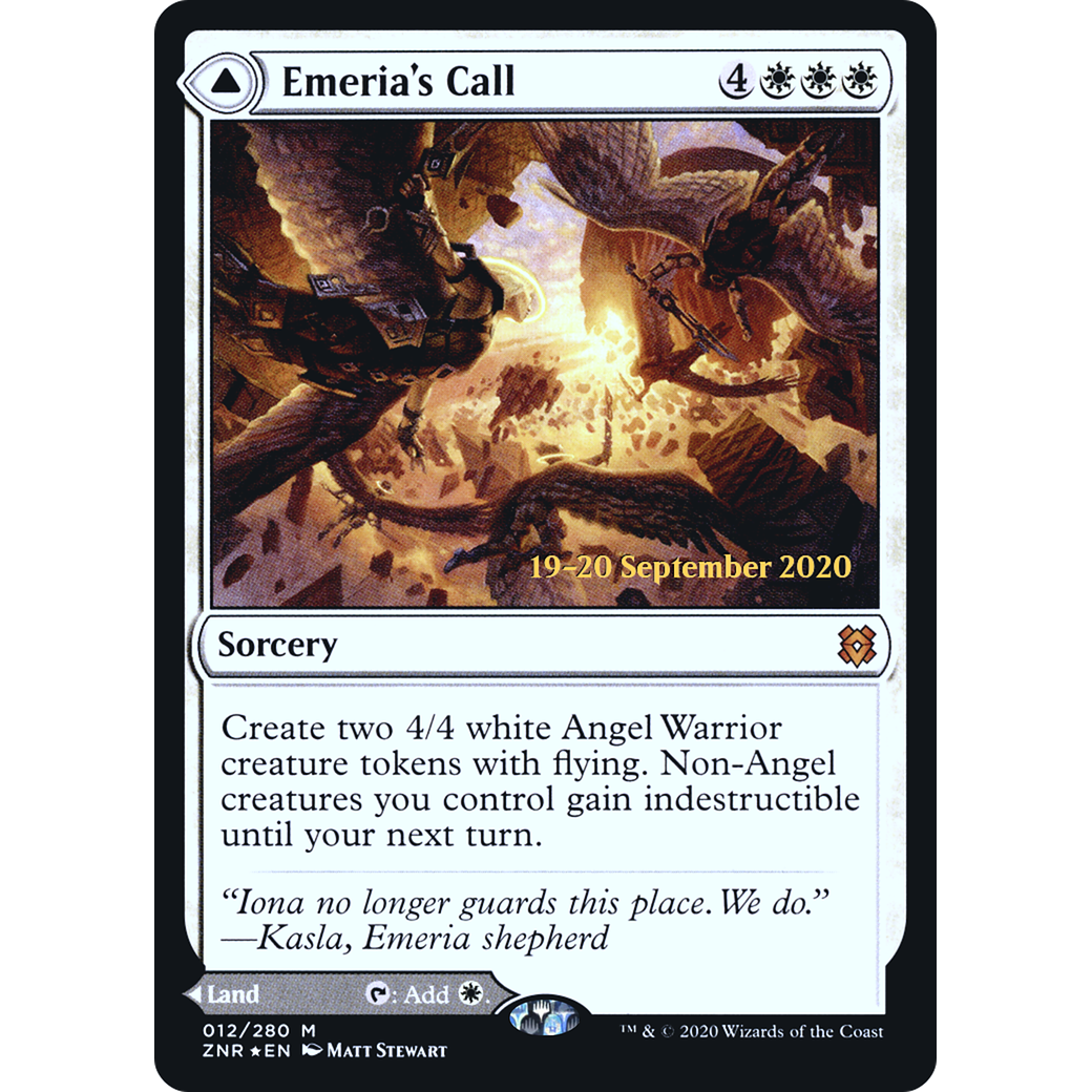 Emeria's Call (PRE-012) - Zendikar Rising Promos Foil