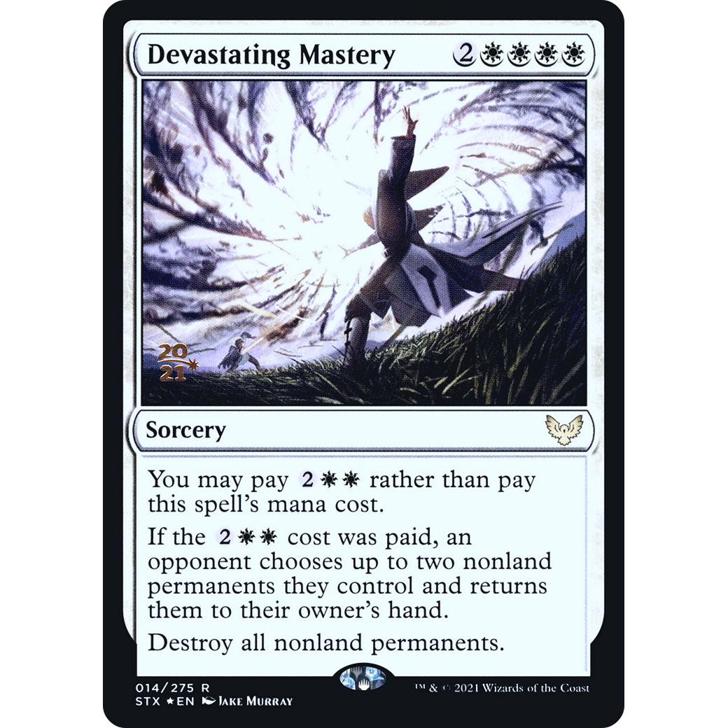 Devastating Mastery (PRE-014) - Strixhaven: School of Mages Promos Foil