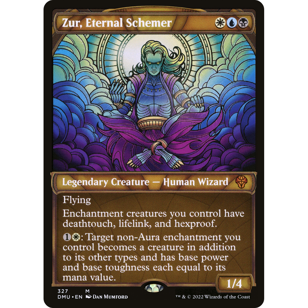 Zur, Eternal Schemer (Showcase) (DMU-327) - Dominaria United: (Showcase) Foil
