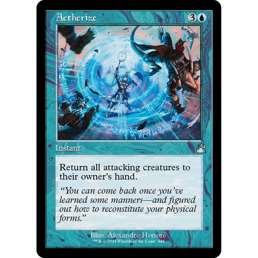 Aetherize (RVR-448) - Ravnica Remastered Foil